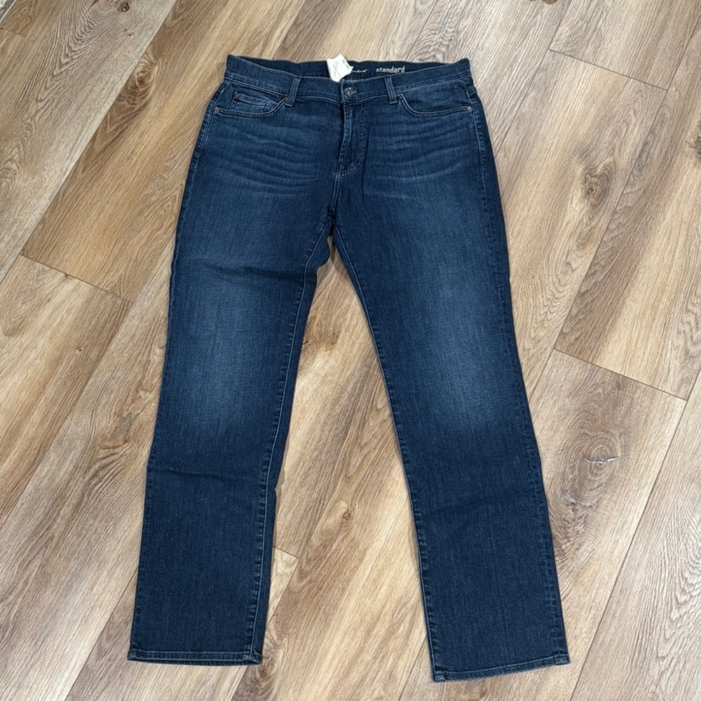 PAIGE Blue Straight Leg Jeans Classic Style
